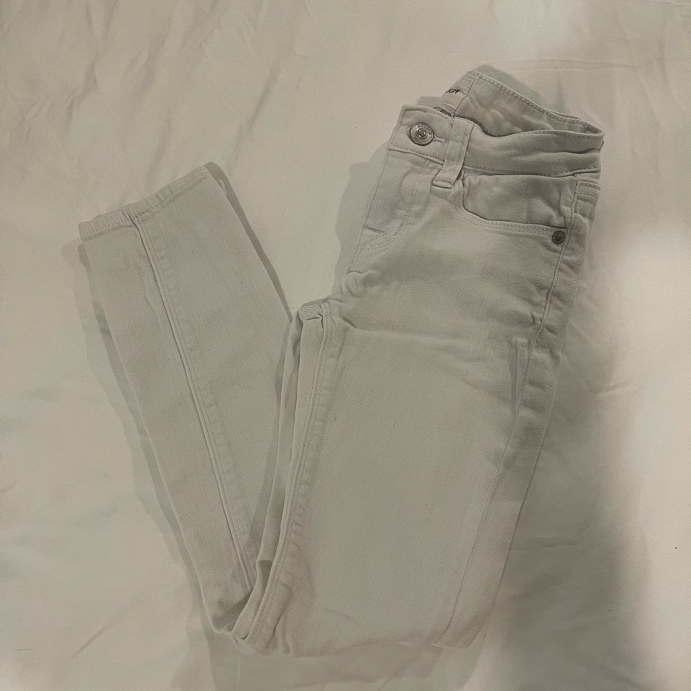 Hudson Jeans Classic White Denim Girls Size 6
